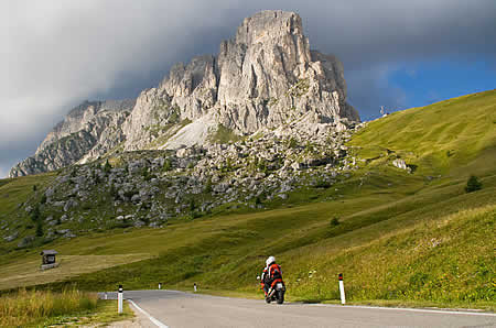 Motorcycling Dolomites