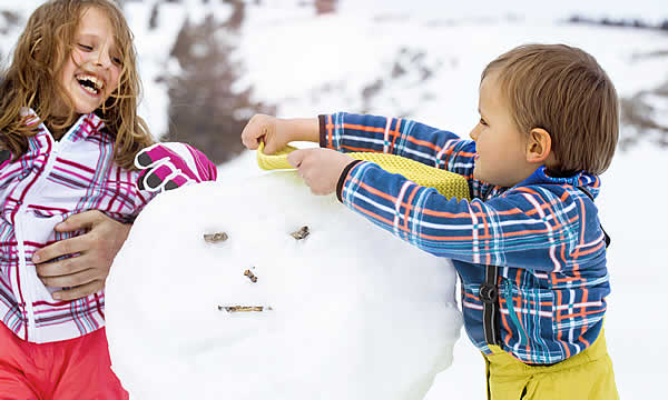 Winter for children in San Vigilio di Marebbe