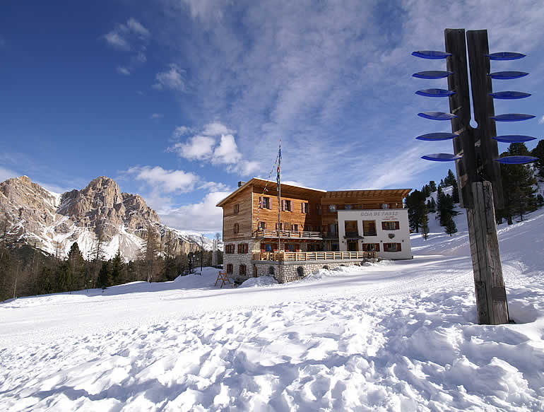 Rifugio Fanes inverno