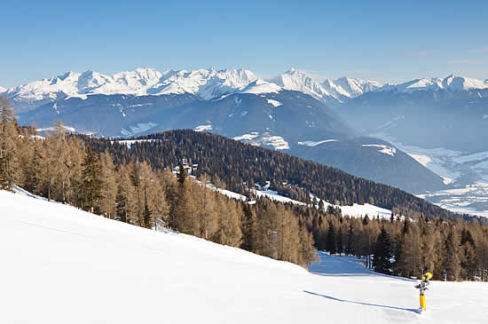 Skiing on the Kronplatz